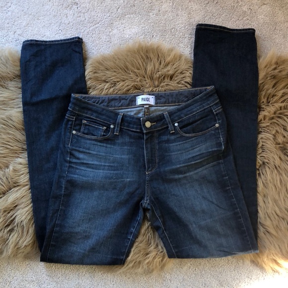 PAIGE Denim - Paige Skyline Straight Jeans Color Stream SZ 30